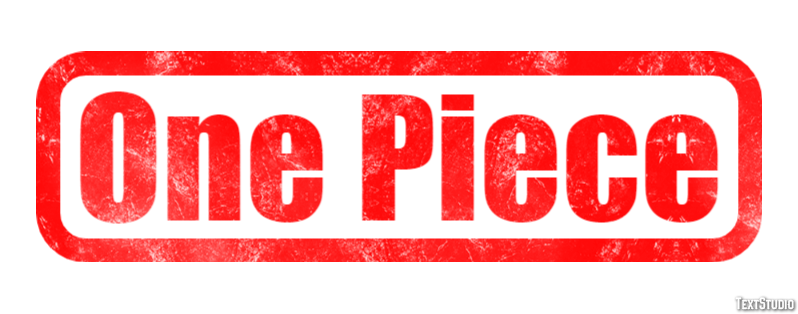 One Piece Texteffekt