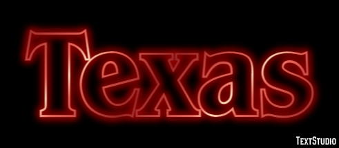 Texas Text effect