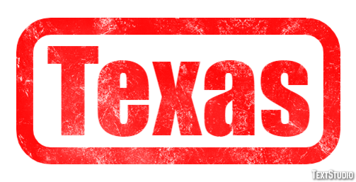 Texas Text effect