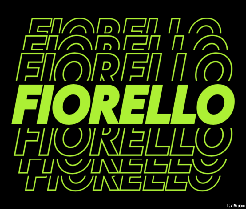 Fiorello Effetto testo
