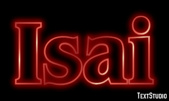Isai Texteffekt