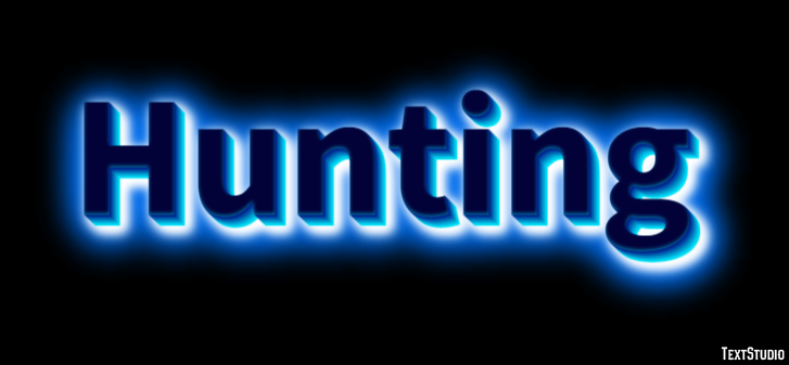 Hunting Text Effect