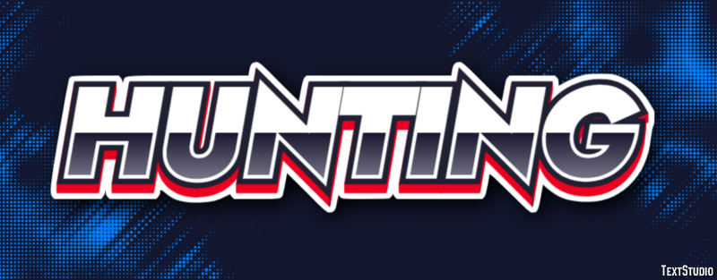 Hunting Text Effect