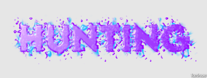 Hunting Efecto de Texto