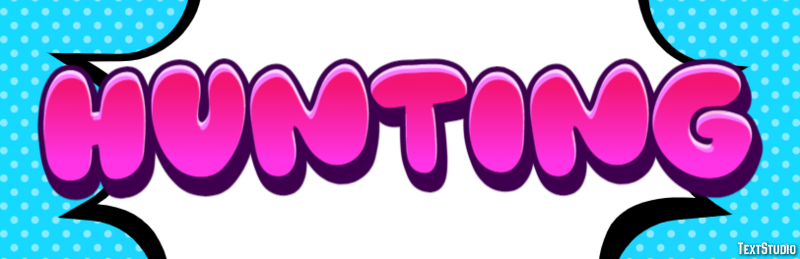 Hunting Text Effect