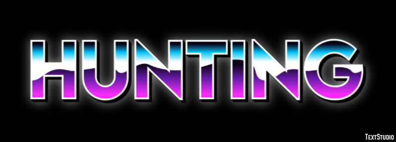 Hunting Text Effect