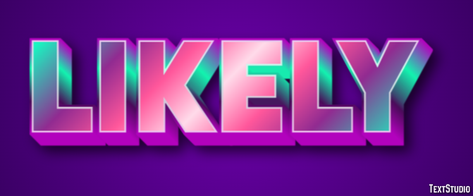 Likely Efeito de texto