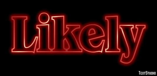 Likely Text effect