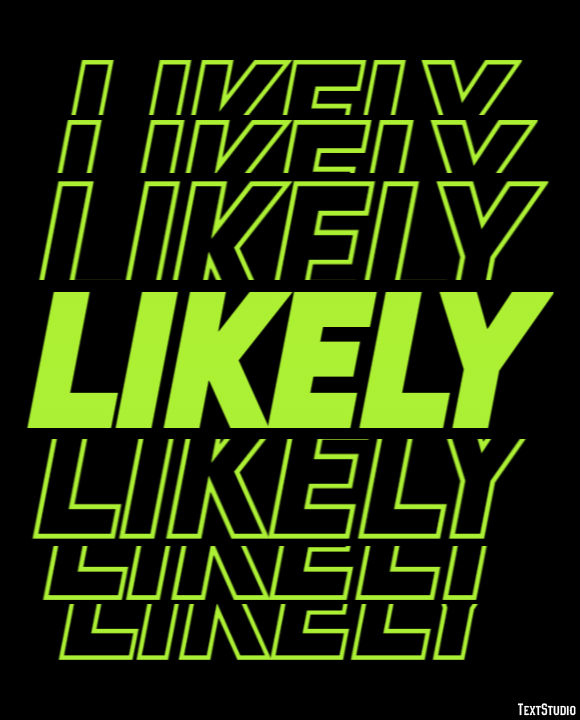 Likely Text effect
