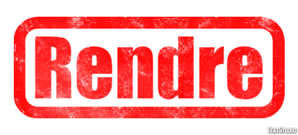 Rendre Effet de texte