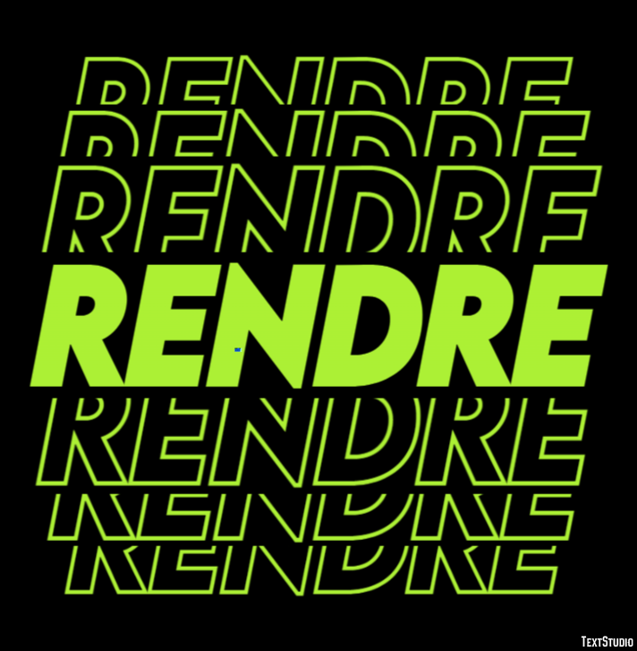 Rendre Effet de Texte
