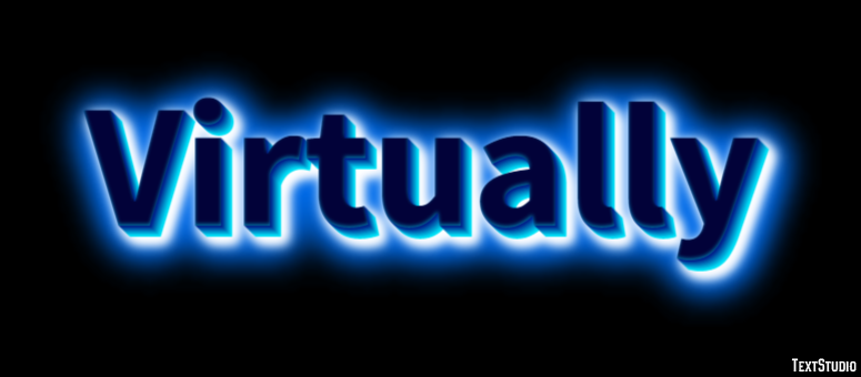 Virtually Effetto testo