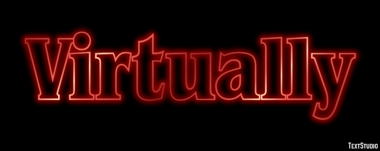 Virtually Effetto testo