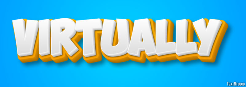 Virtually Text Effect