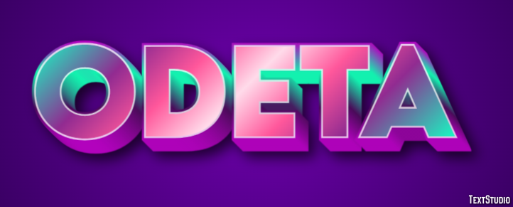 Odeta Text Effect