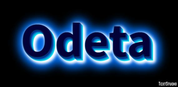 Odeta Efekt tekstowy