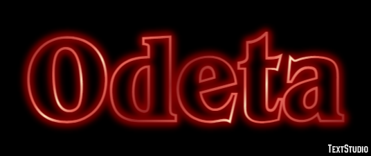 Odeta Text Effect