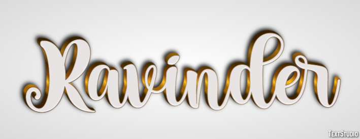 Ravinder Efecto de texto