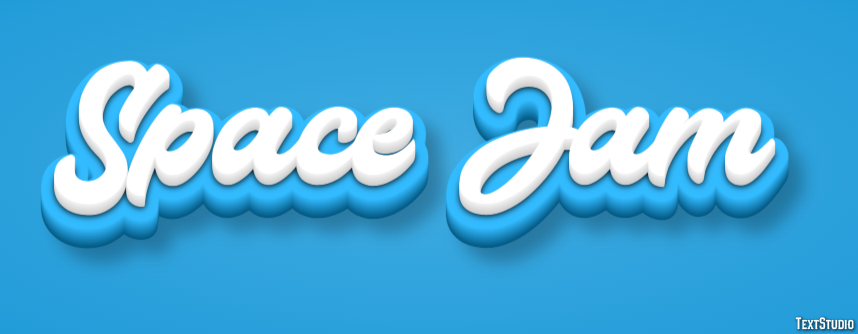 Space Jam Text Effect