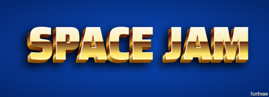 Space Jam Text Effect