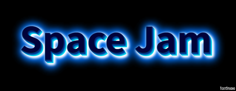 Space Jam Texteffekt