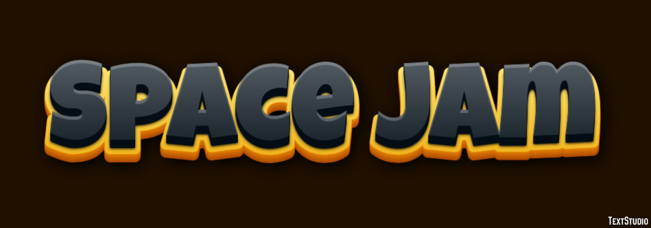 Space Jam Tekst Effect