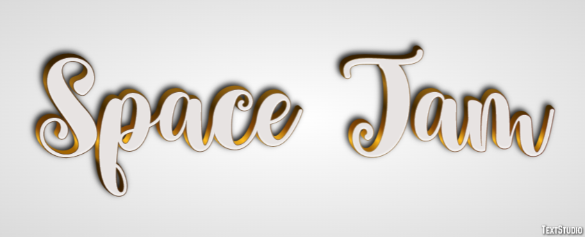 Space Jam Text Effect