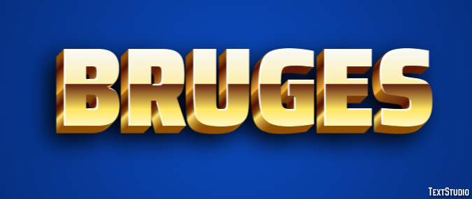 Bruges Efecto de Texto