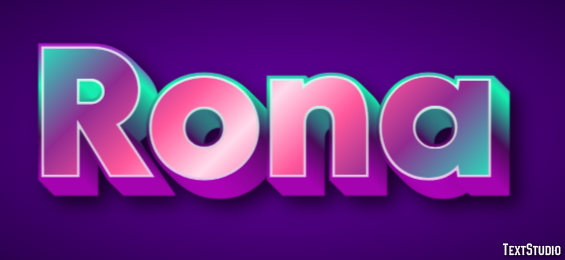 Rona Texteffekt