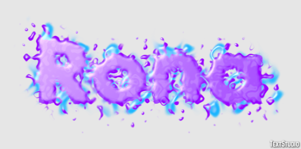 Rona Texteffekt