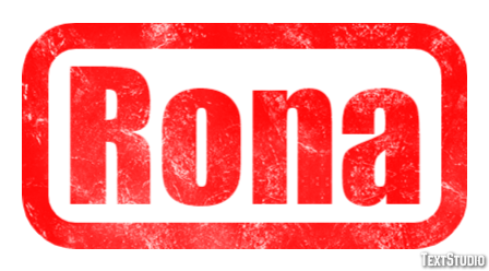 Rona Texteffekt