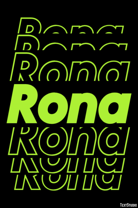 Rona Texteffekt