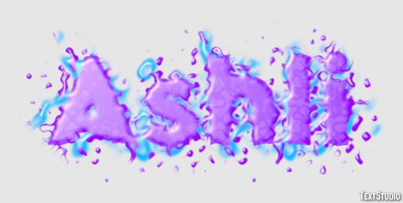 Ashli Efeito de texto