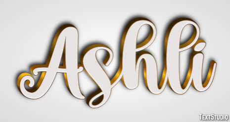 Ashli Efeito de texto