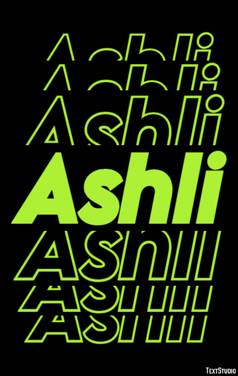 Ashli Texteffekt