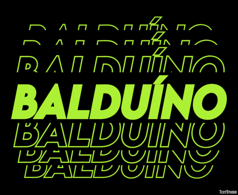 Balduíno Tekst Effect