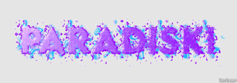 Paradiski Effetto testo
