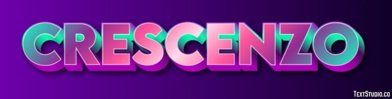 Crescenzo Effetto testo