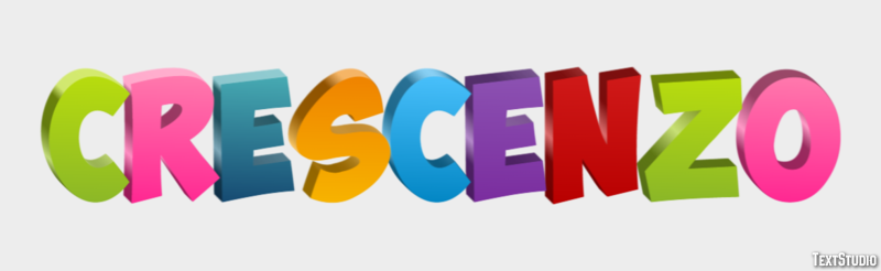 Crescenzo Effetto testo