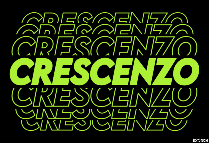 Crescenzo Effetto testo