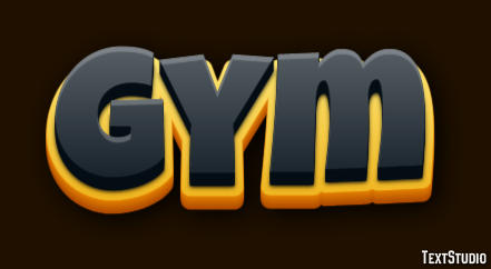 Gym Text Effect