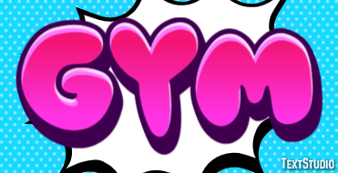 Gym Text Effect