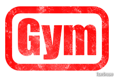 Gym Text Effect