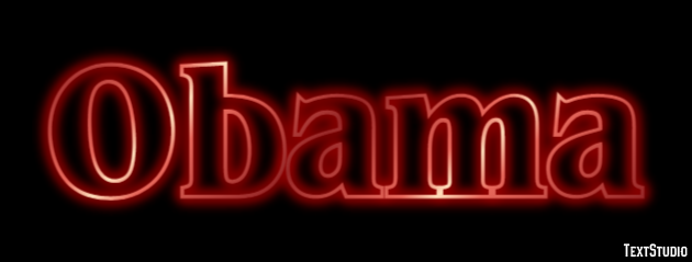 Obama テキスト効果