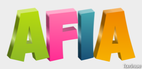 Afia Text Effect