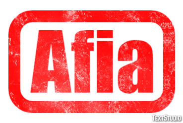 Afia Text Effect