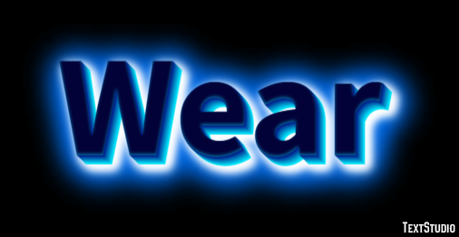 Wear Text Effect