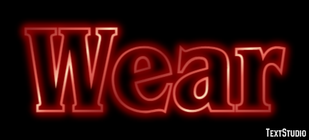 Wear Text Effect