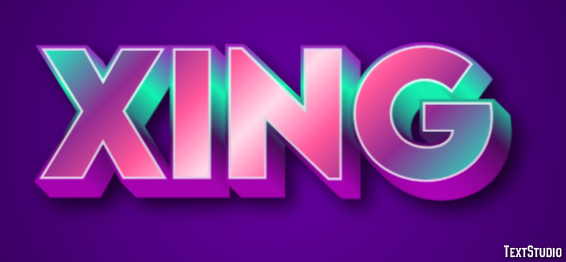 XING Texteffekt