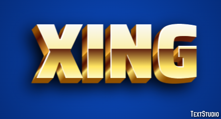XING Texteffekt